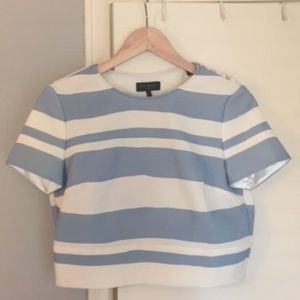Ted Baker Byrna cropped stripe top, TB2